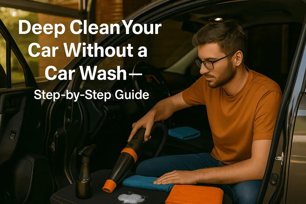 Interior Deep Cleaning Guide Without a Car Wash