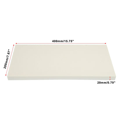 Single white EVA foam garage wall guard panel 400x200x20mm 1pc