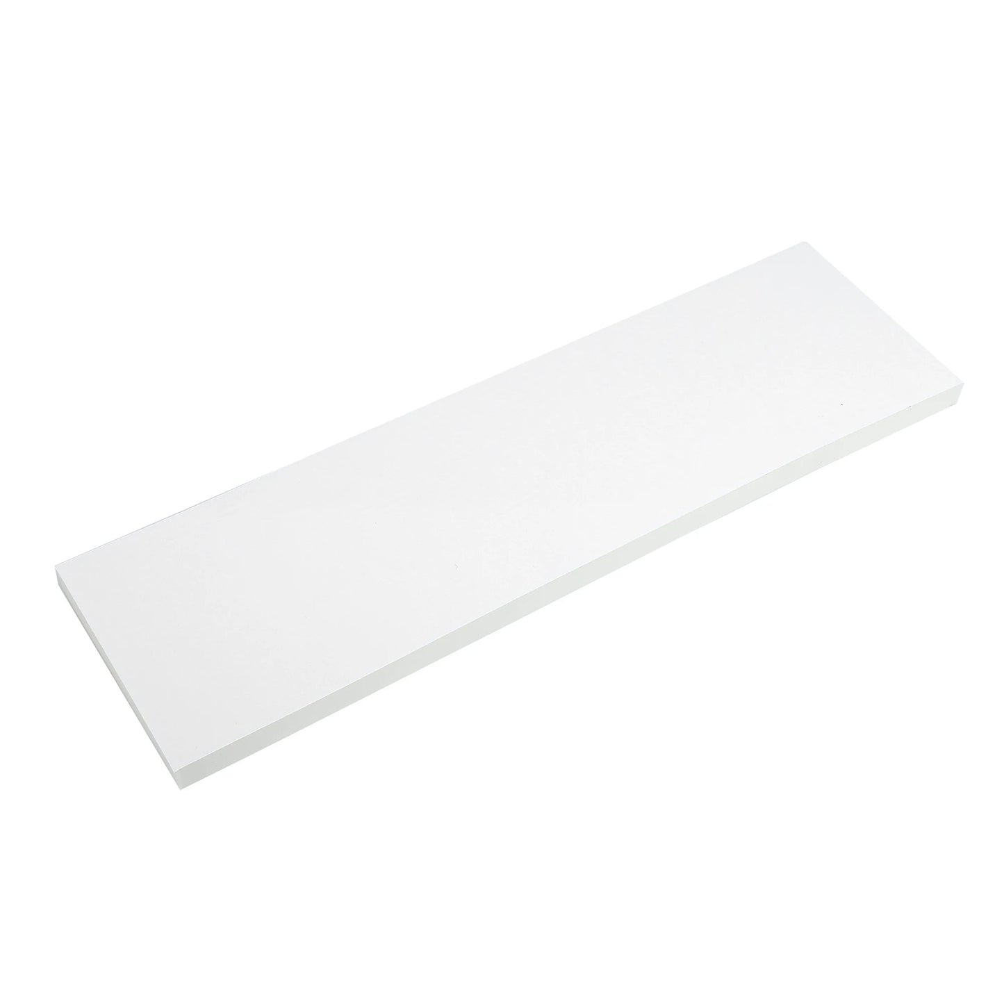 Single white EVA foam garage wall guard panel flat horizontal view smooth surface