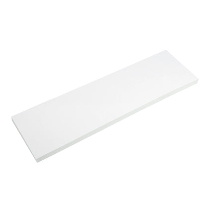 Single white EVA foam garage wall guard panel flat horizontal view smooth surface