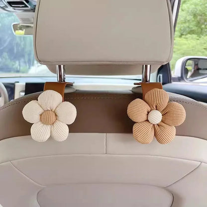 Mixed color set of flower car decoration organizers