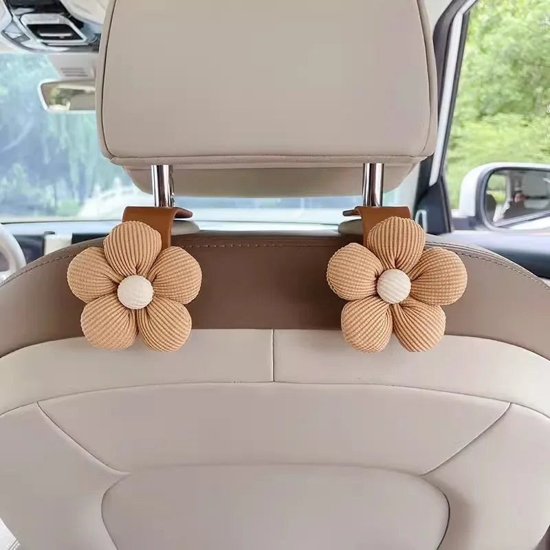 Multi-pack flower car decoration organizers with variety colors