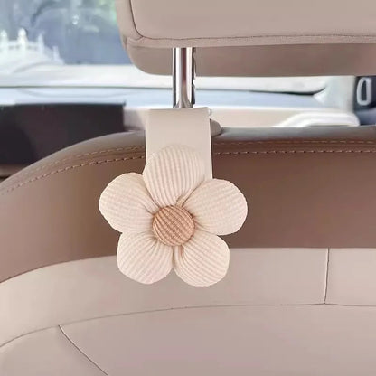 Single unit flower car decoration seat hook organizer