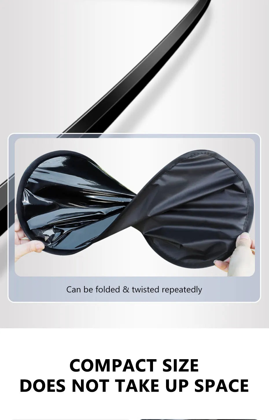 Privacy feature of car window shade
