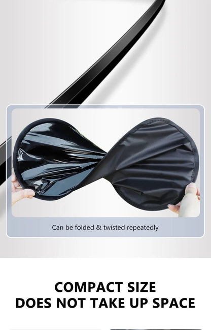 Privacy feature of car window shade