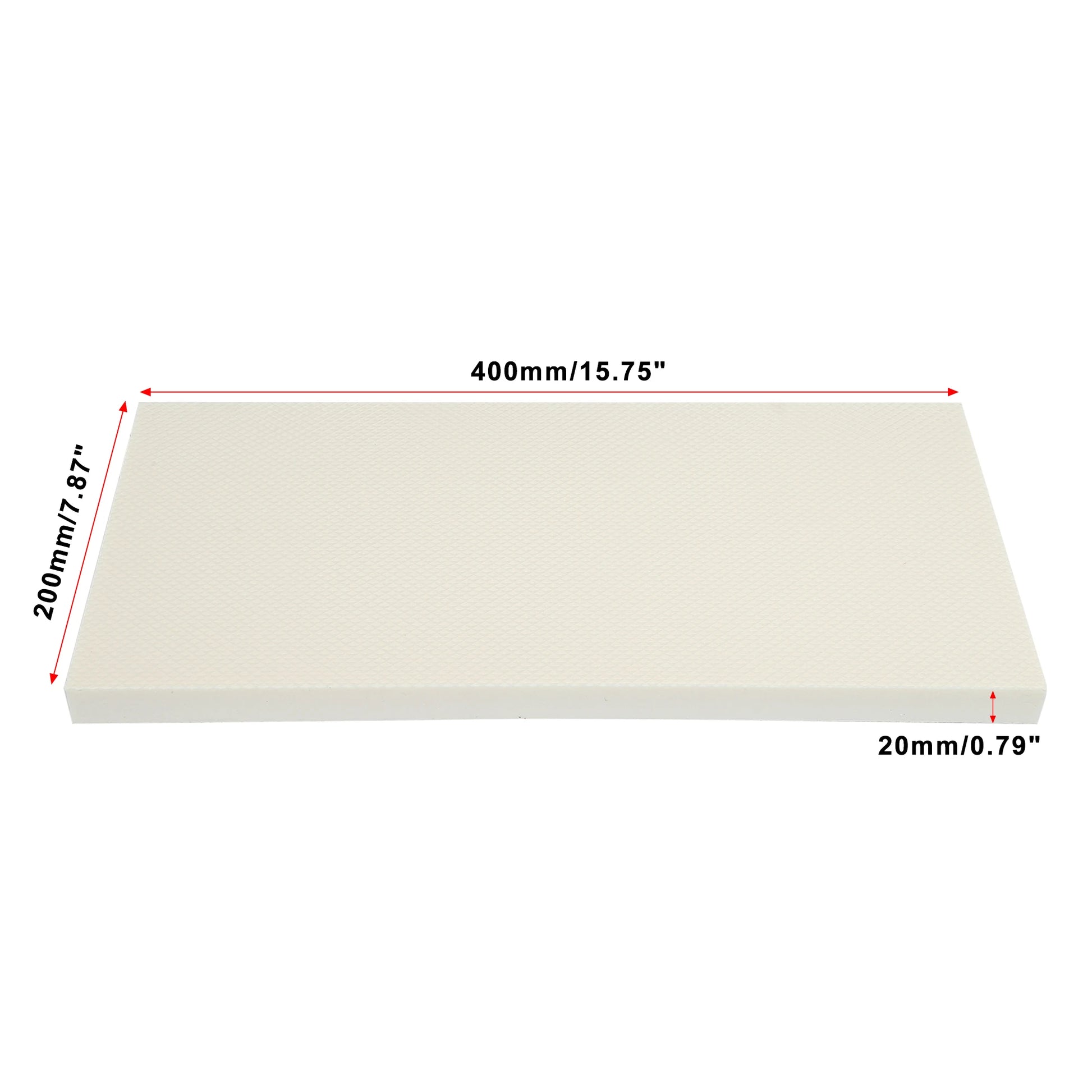 single 400×200×20mm large EVA foam bumper for maximum door coverage