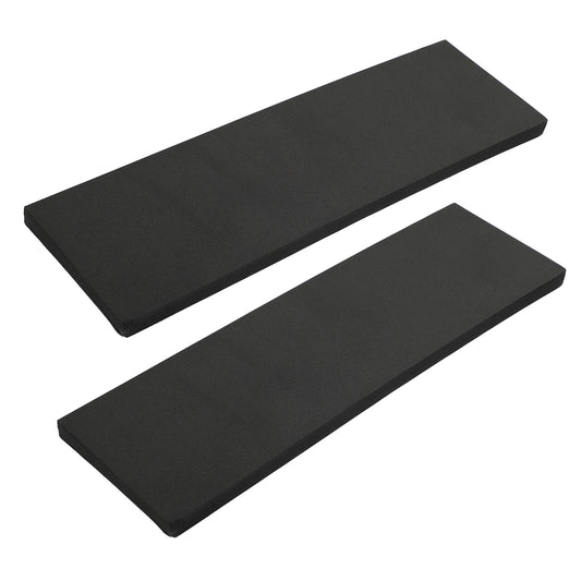 black EVA garage wall protectors 400×120×15mm in 2-piece set