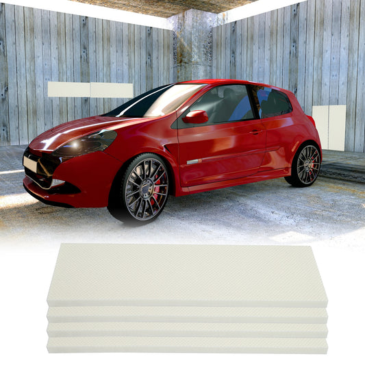 garage bumper strip mounted for car door protection