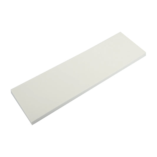 single white bumper guard 400×120×15mm for garage wall protection