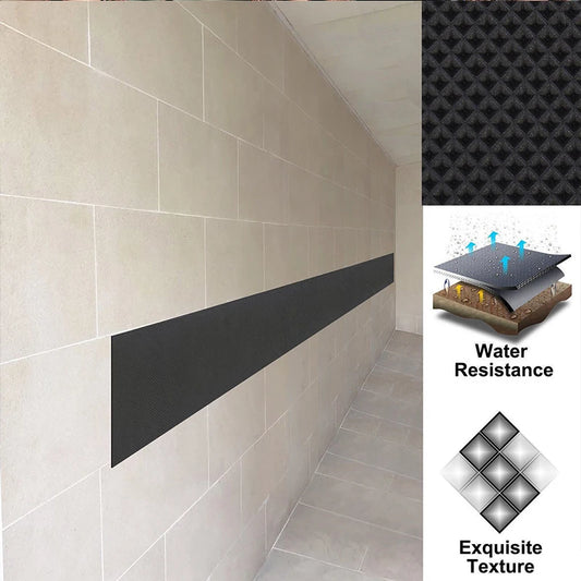EVA car door protector strip installed on garage wall to prevent door dings