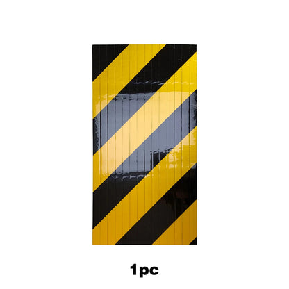 Single yellow and black foam garage wall bumper guard 1 piece 379mm x 200mm x 20mm