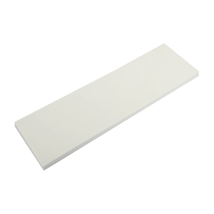 Single white EVA foam car door protector pad clean product shot on white background