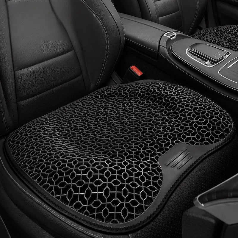 Black honeycomb gel seat cushion