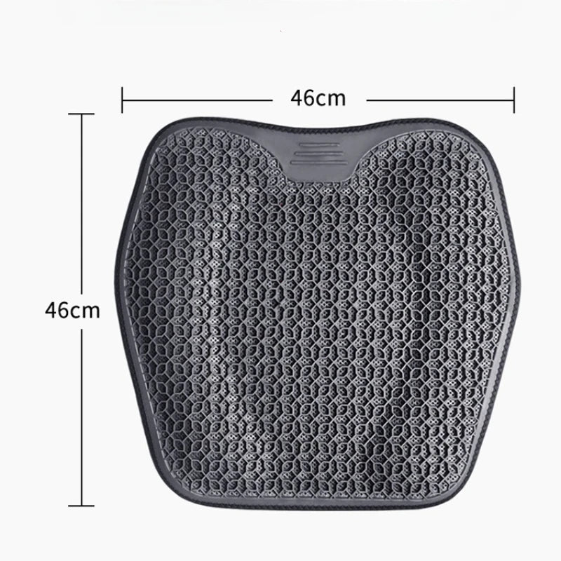 Front display of honeycomb gel seat cushion
