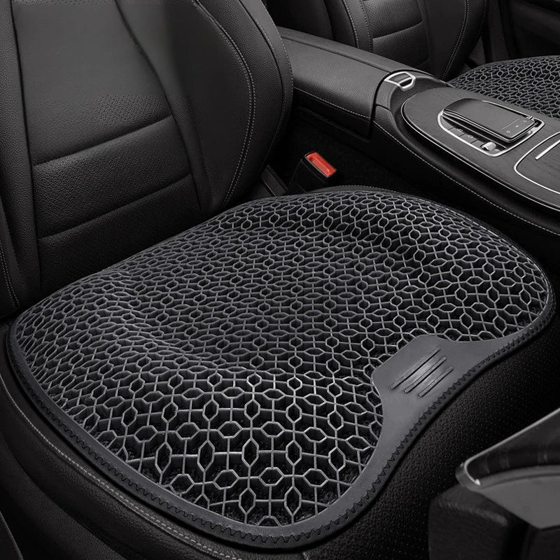 Grey honeycomb gel seat cushion