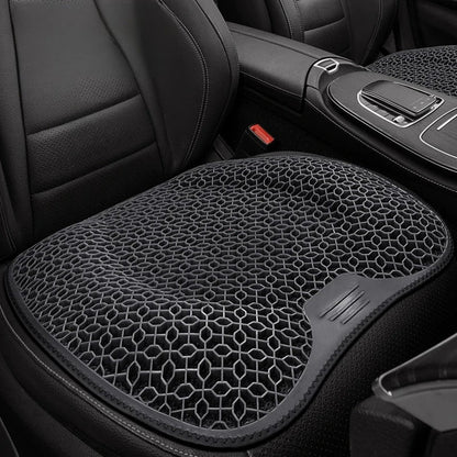 Grey honeycomb gel seat cushion