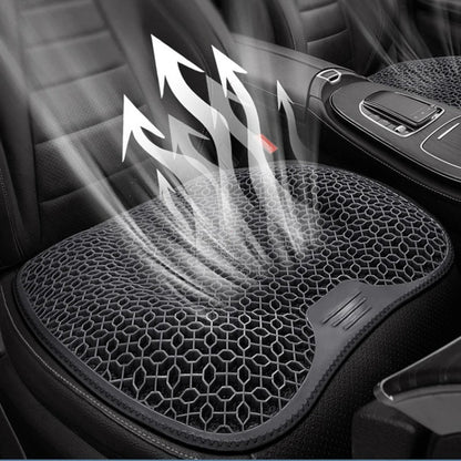 Honeycomb gel seat cushion breathable cooling for car office