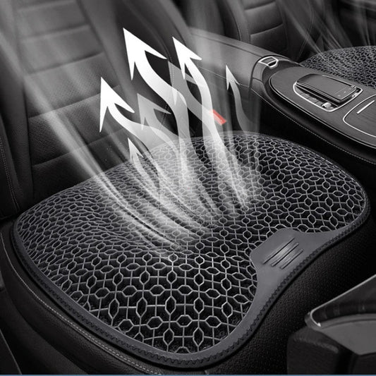 Honeycomb gel seat cushion breathable cooling for car office