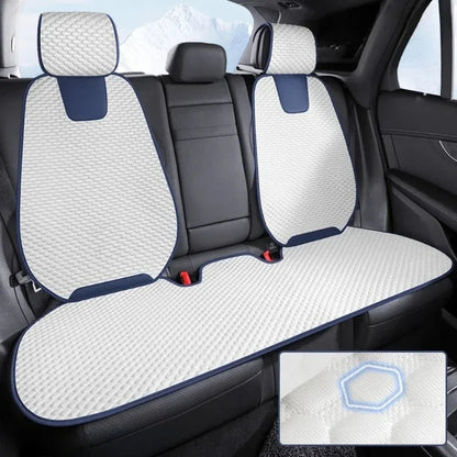 Cool car seat covers ice silk breathable universal fit for sedan and SUV