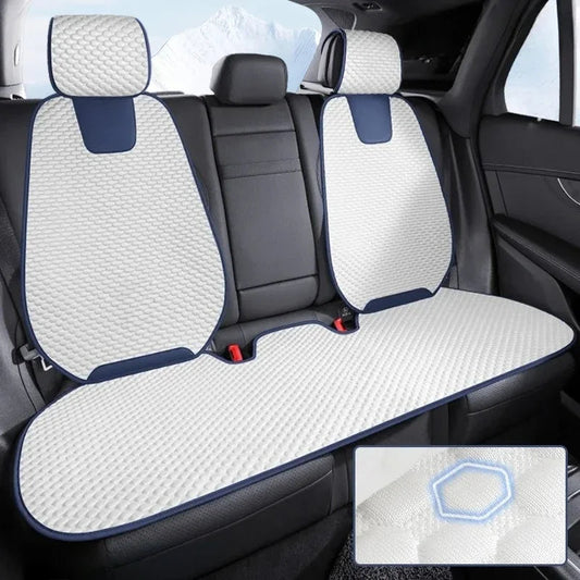 Cool car seat covers ice silk breathable universal fit for sedan and SUV