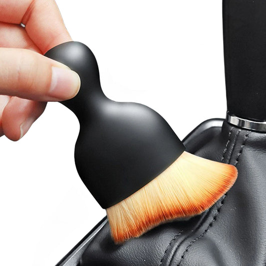 Nano fiber soft bristle interior dust brush for car dashboard and console