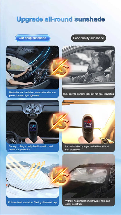 Material quality of magnetic windshield cover