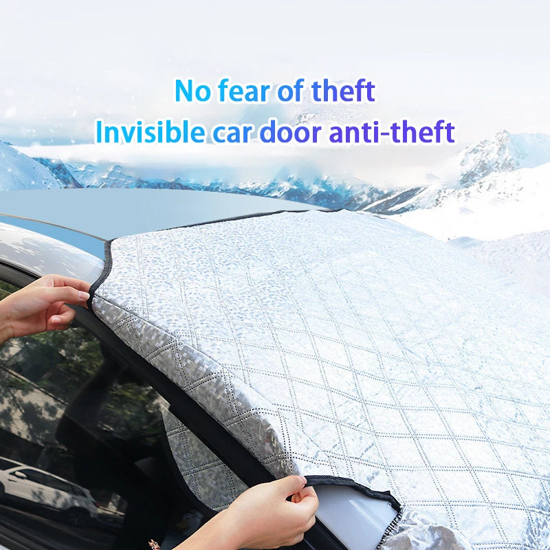 Snow protection feature of magnetic cover