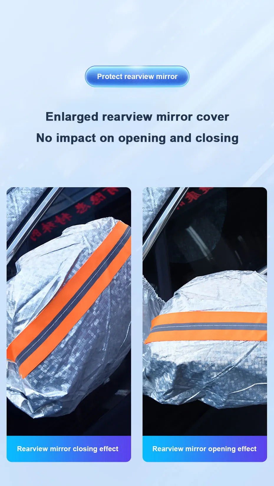 Universal fit magnetic windshield cover