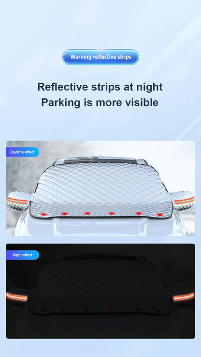Weather resistant magnetic windshield cover