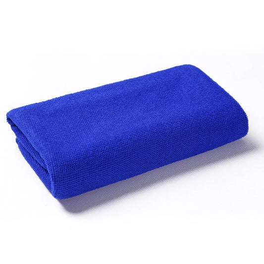 Close-up of plush microfiber fabric with dense weave for swirl-free detailing
