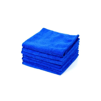 Towel being used to polish dashboard – safe on delicate surfaces