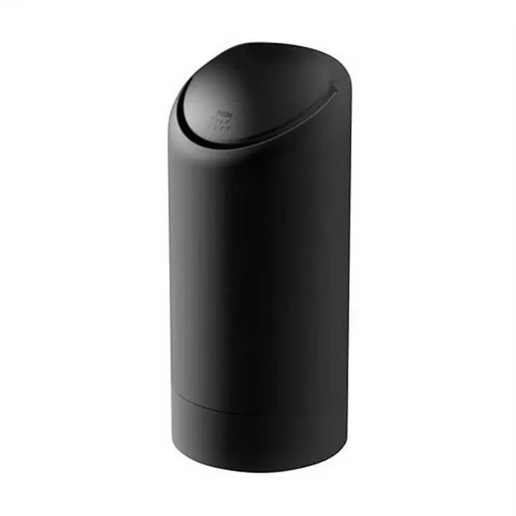 Black silicone mini car trash can garbage bin variant