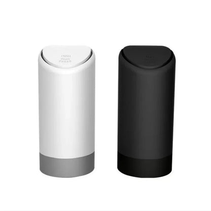 Durable construction of silicone mini car trash can