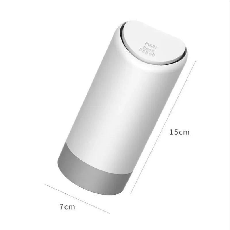 Easy to clean silicone car trash can garbage bin