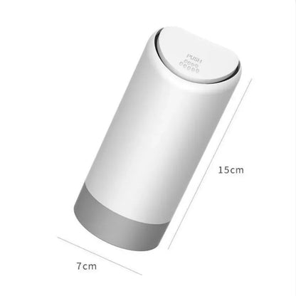 Easy to clean silicone car trash can garbage bin