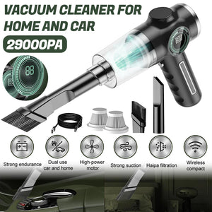Mini wireless vacuum cleaner with LCD display