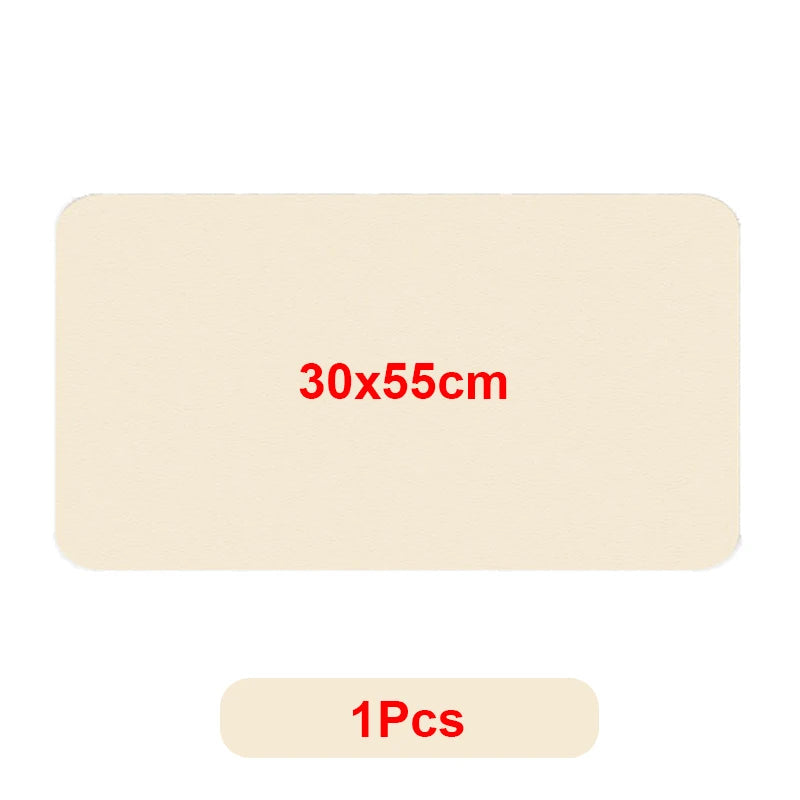 Natural chamois leather drying towel size variant: 30x55cm — 1 piece on white background