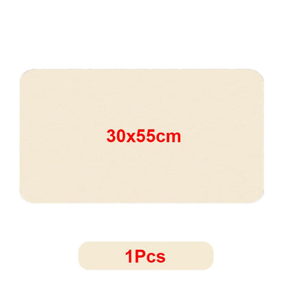 Natural chamois leather drying towel size variant: 30x55cm — 1 piece on white background
