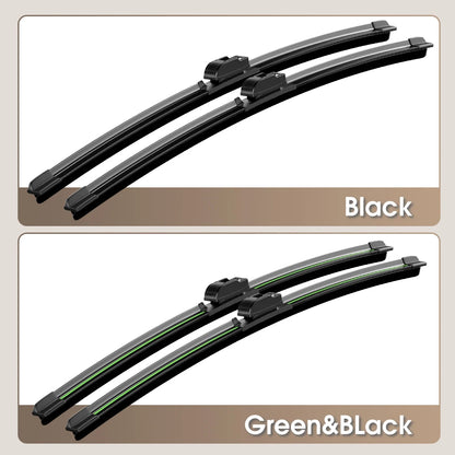 Flexible blade profile ensuring even pressure on windshield