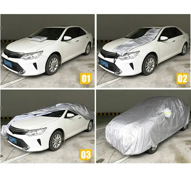 UV protection feature on outdoor car cover