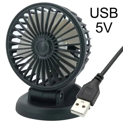 1 head portable car fan USB 5V power