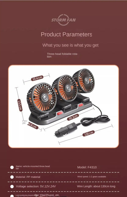 Cleaning and maintenance of car fan