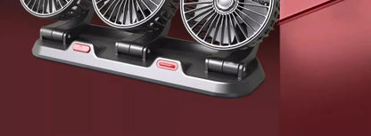 Flexible mounting options for car fan