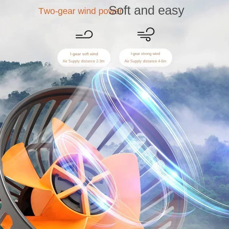 Single head portable car fan option