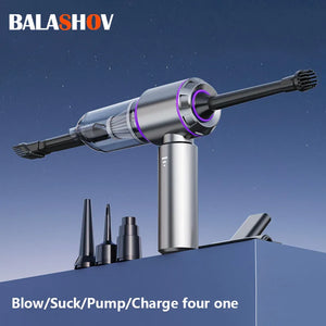 Portable 13000Pa cordless vacuum for cars