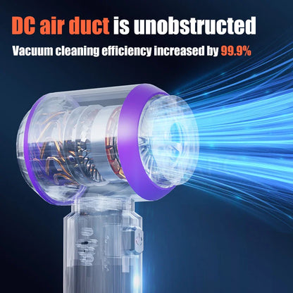 Cordless vacuum cleaning pet hair on home upholstery – compact for multi-use