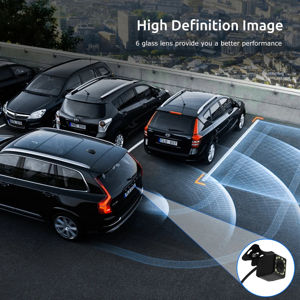 Night vision demo of 720P backup camera – low light image quality example
