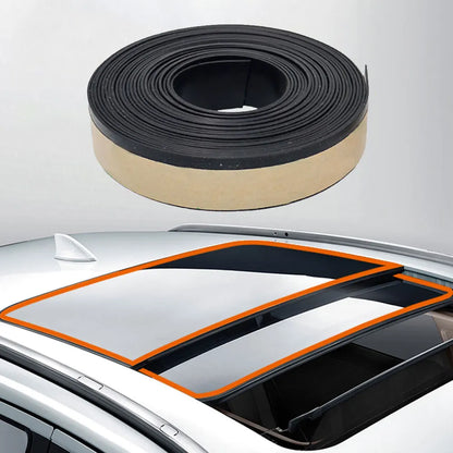 multi-angle product view of automotive rubber edge trim in 1-meter length