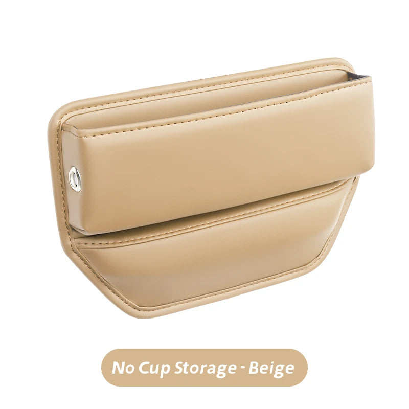 Beige leather seat gap filler basic model