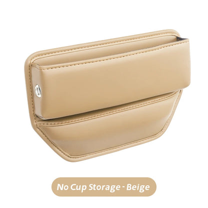 Beige leather seat gap filler basic model